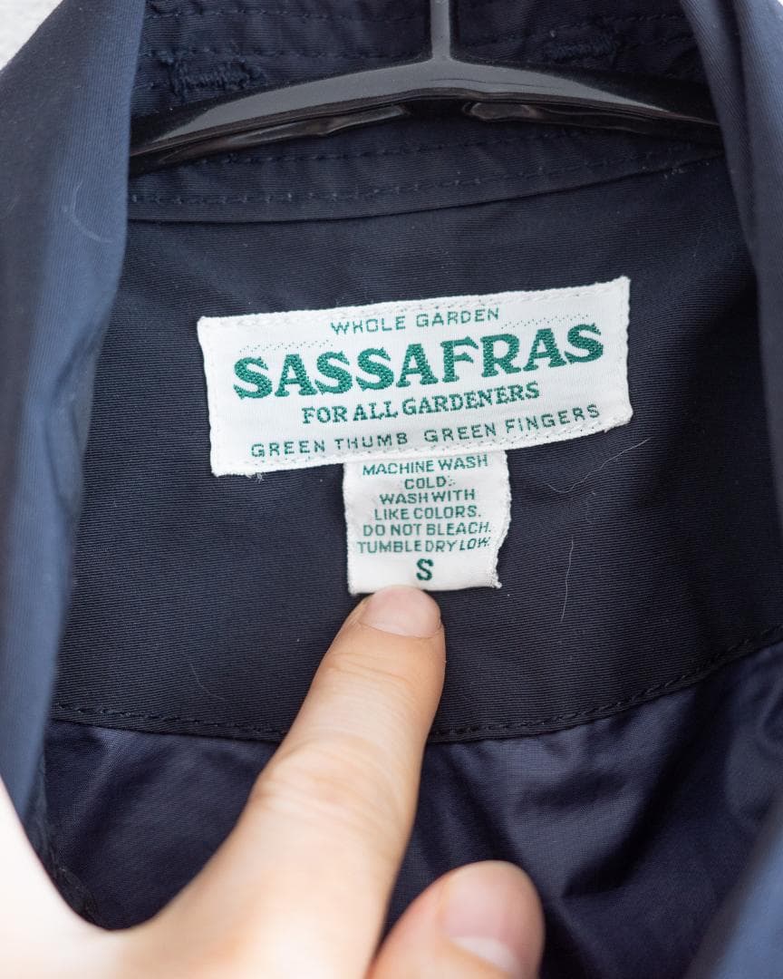 【値下】美品　SASSAFRAS GARDENING AT NIGHT COAT