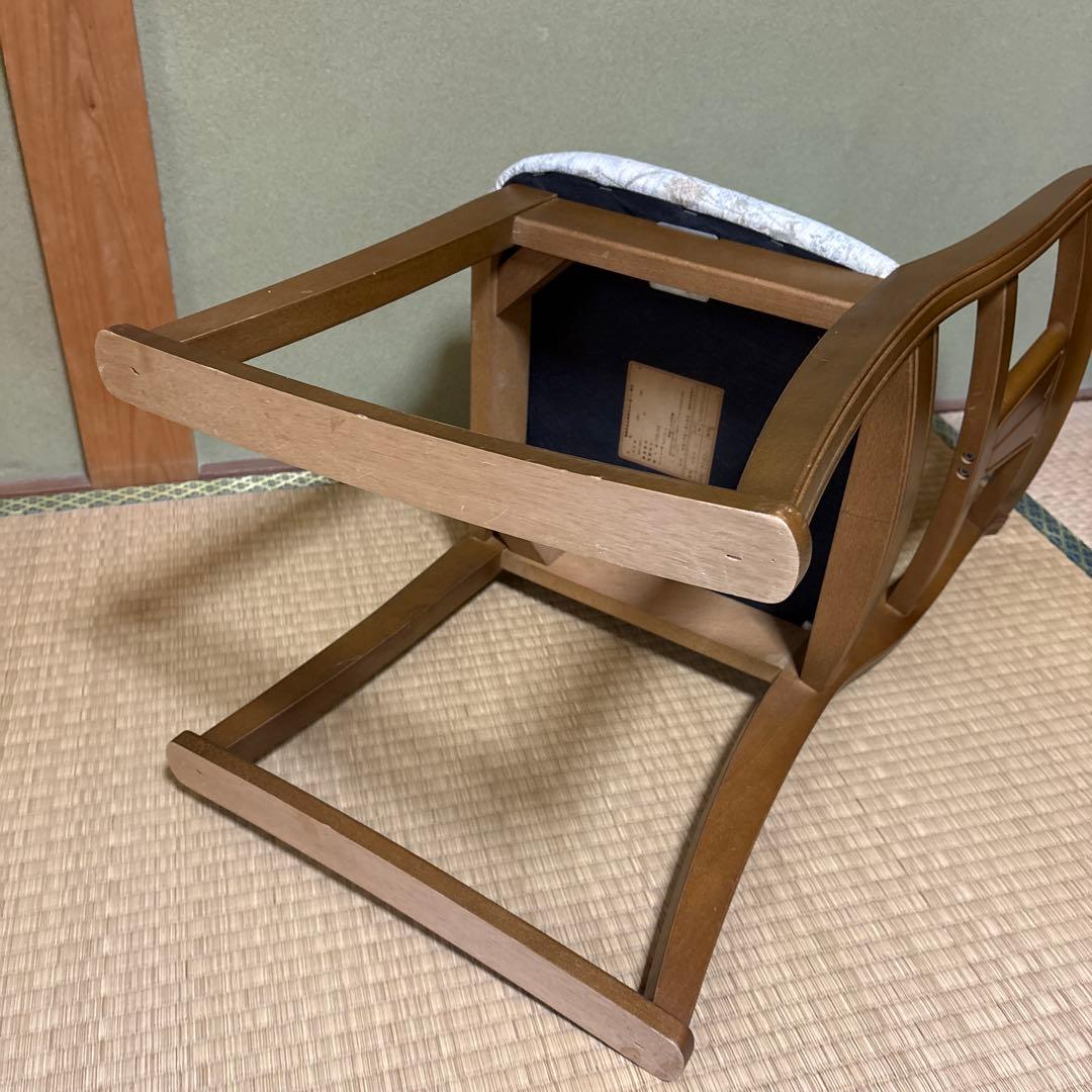 ブラウン 木製 ダイニングチェア ビオラ アイボリー KG-TS-0160 1脚