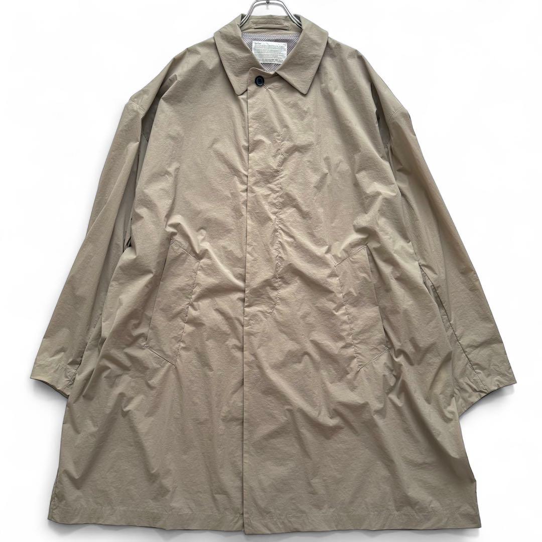 【24SS】kolor カラー クリスピーナイロン ステンカラーコート ベージュ