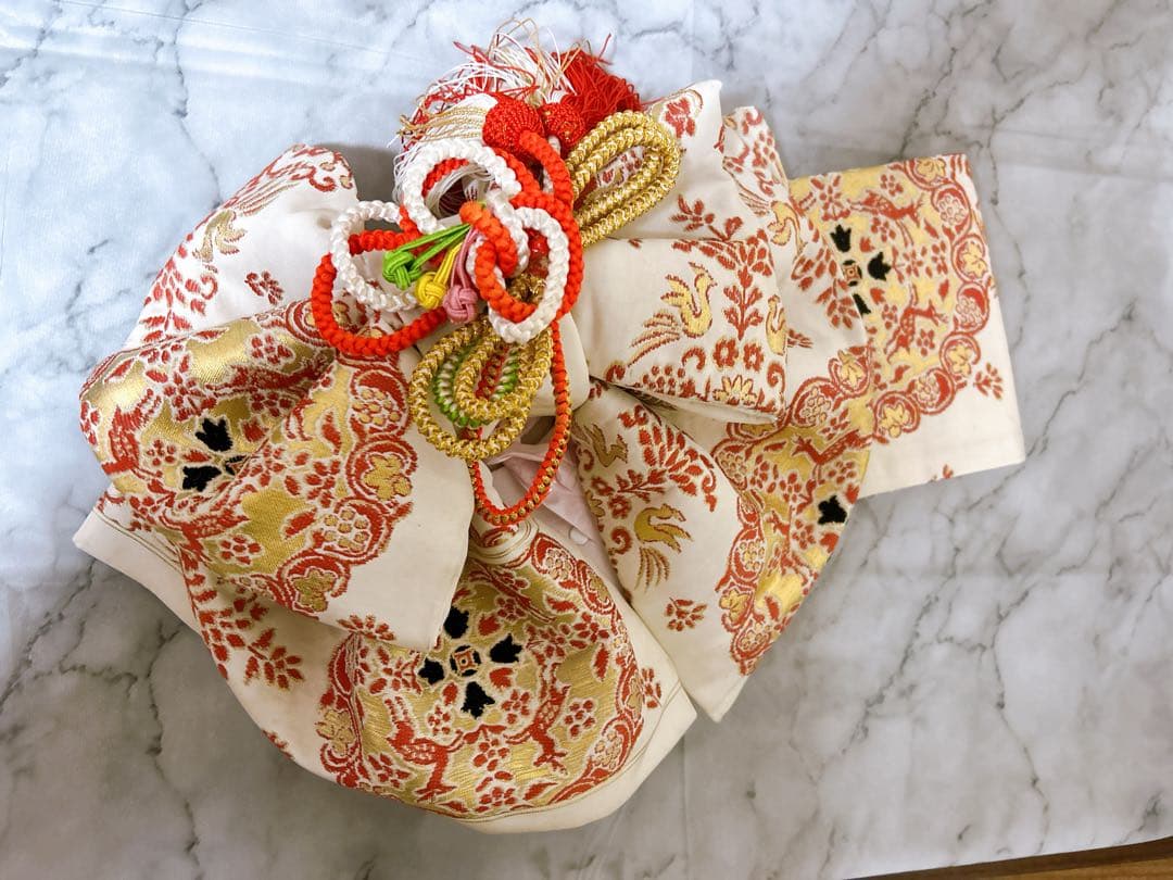 優しいピンク♡七五三　7歳　女の子　セット　一式　白