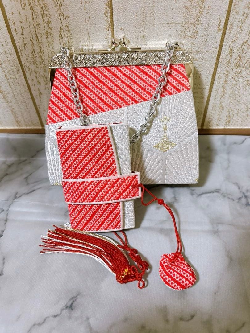 優しいピンク♡七五三　7歳　女の子　セット　一式　白