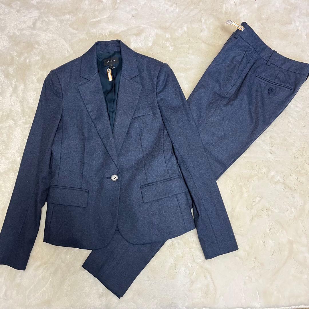 【美品✨】theory セオリー パンツスーツ S ビジネス フォーマル　秋冬
