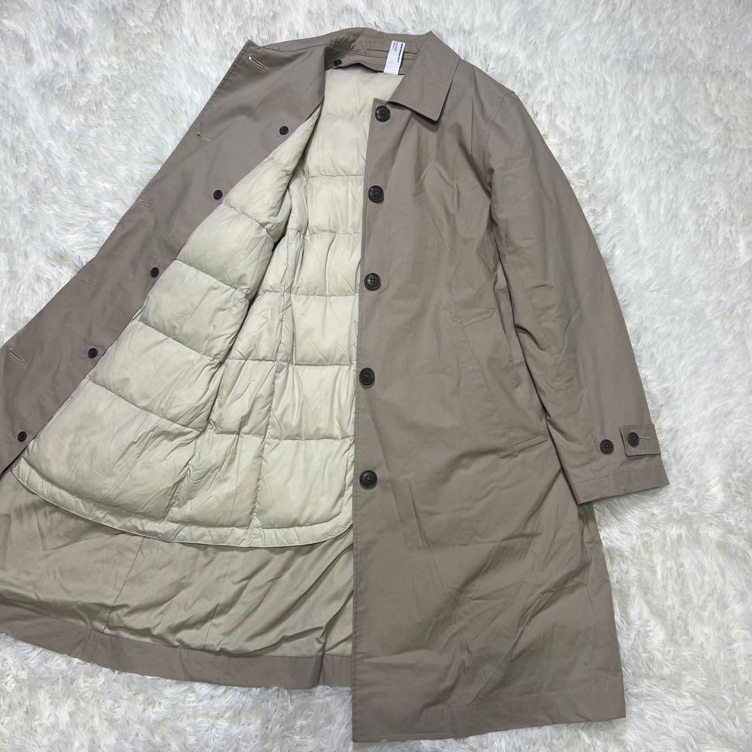 MHL. ダウンライナー付 ステンカラーコート ベージュ Lマーガレットハウエル