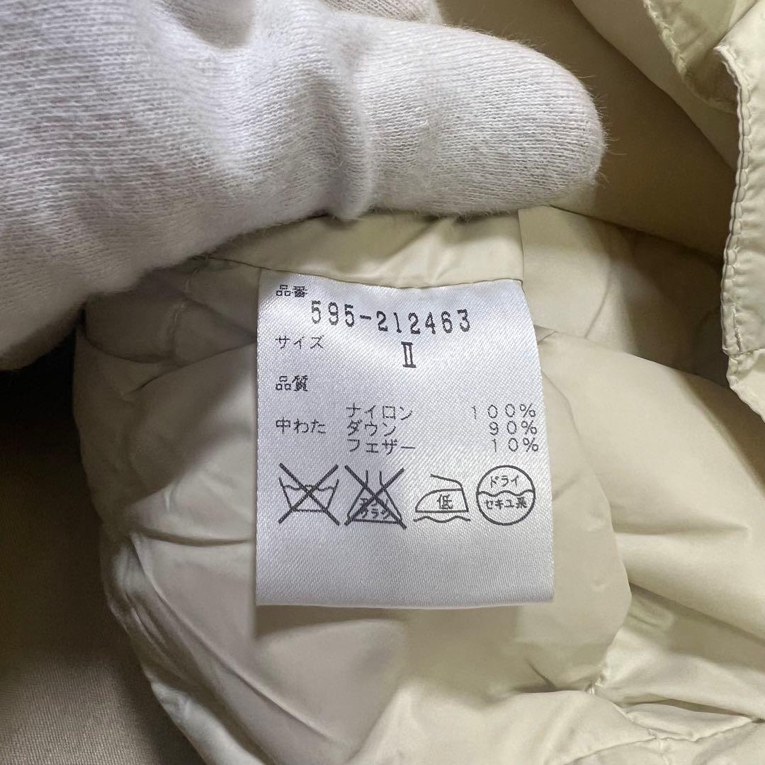 MHL. ダウンライナー付 ステンカラーコート ベージュ Lマーガレットハウエル