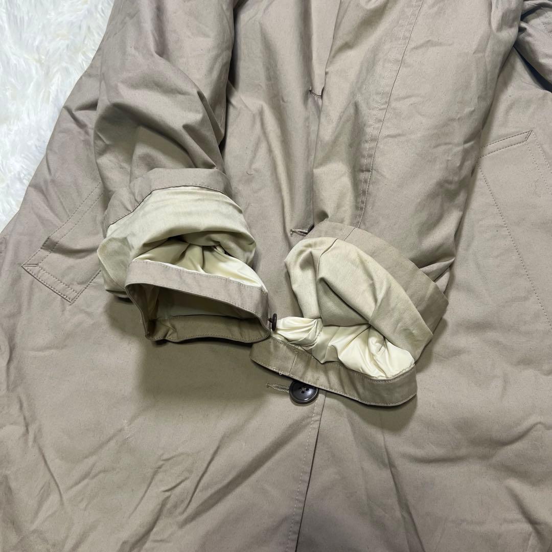 MHL. ダウンライナー付 ステンカラーコート ベージュ Lマーガレットハウエル