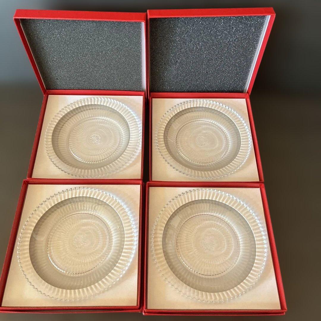 Baccarat ミルニュイ　プレート　12cm 4枚セット