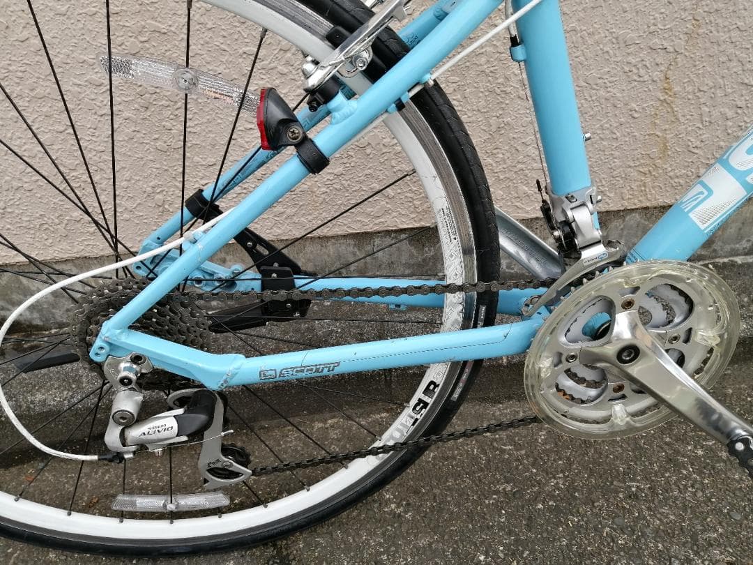 横浜 SCOTT スコット SUB40 700C 3×8速 カスタム 引取希望