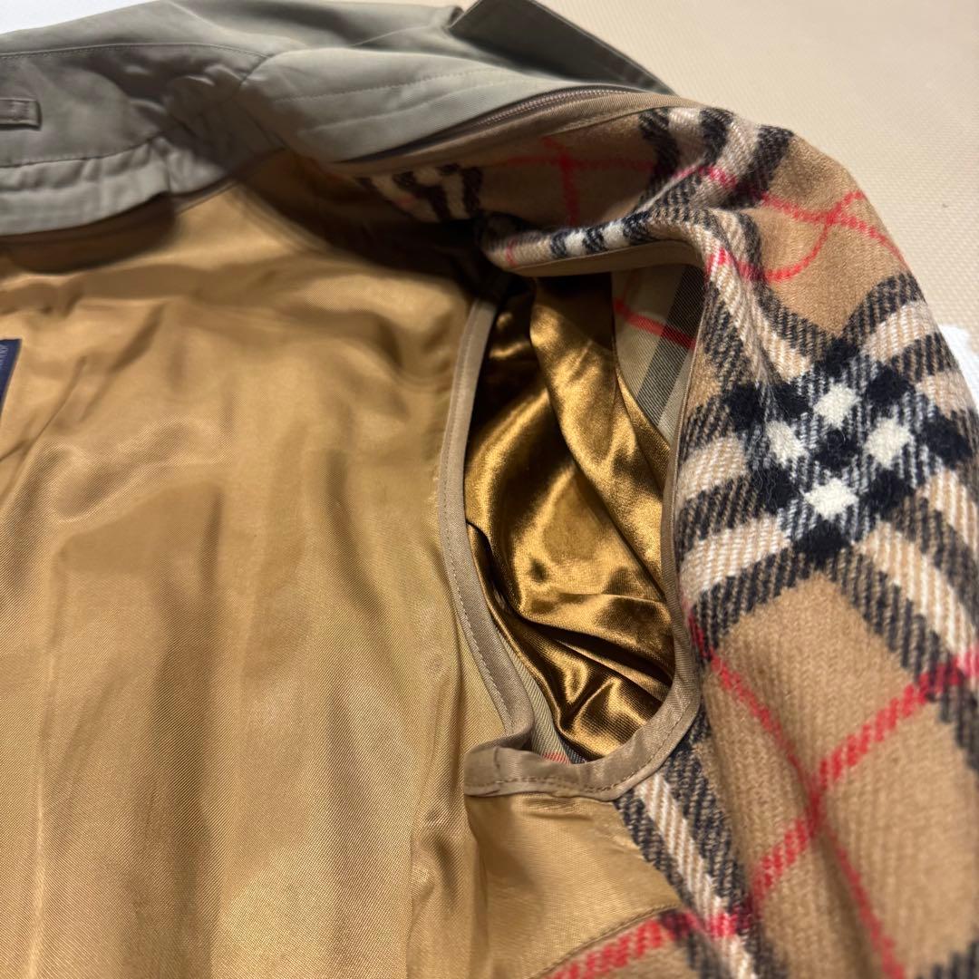【美品】BURBERRYカーキ トレンチコート ウールライナー 希少ヴィンテージ