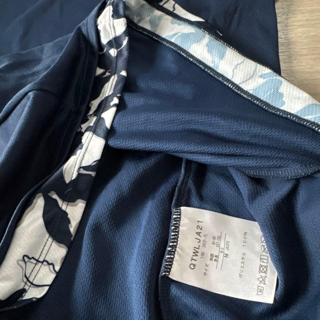 ルコック レディーステニスウェアセット ネイビー/ホワイト 花柄