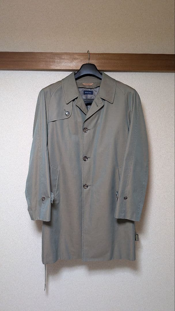 専用【美品/日本製】noumi 玉虫 ステンカラーコート Lサイズ ライナー付き