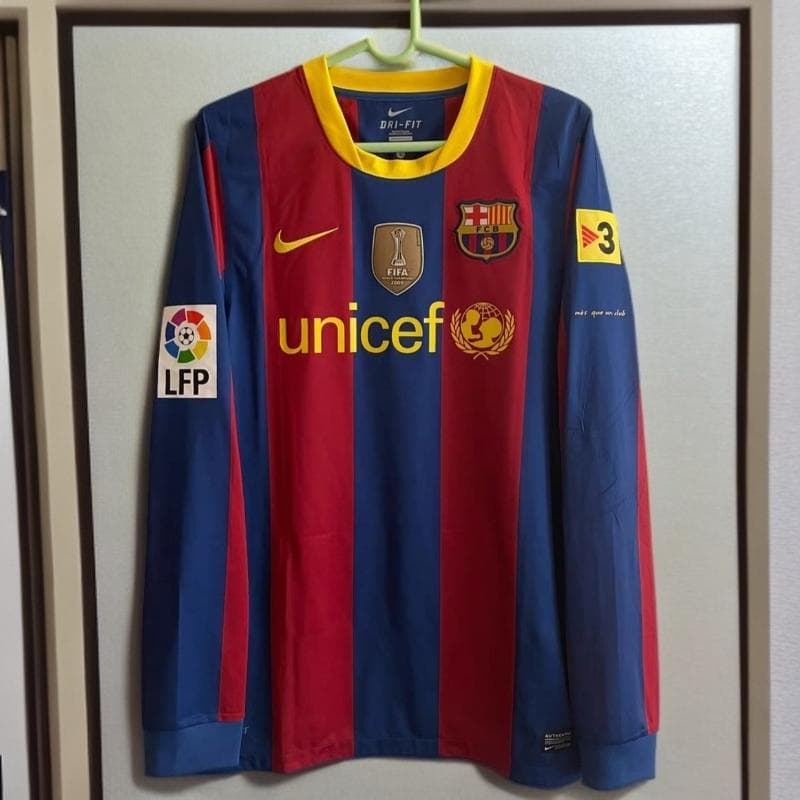 10-11 バルセロナ メッシ MESSI 10 長袖 シャツ
