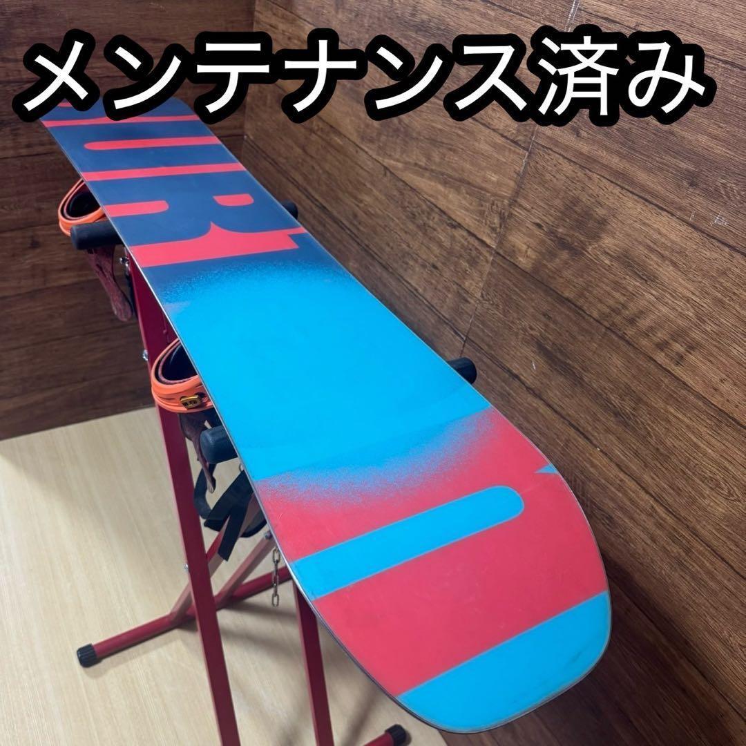 初心者オススメ　BURTON FLUX スノーボード　豪華6点セット　142cm