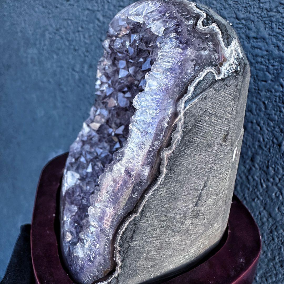 アメジストミニドーム&レインボーヒマラヤ水晶アイリスクォーツ浄化セットA1147