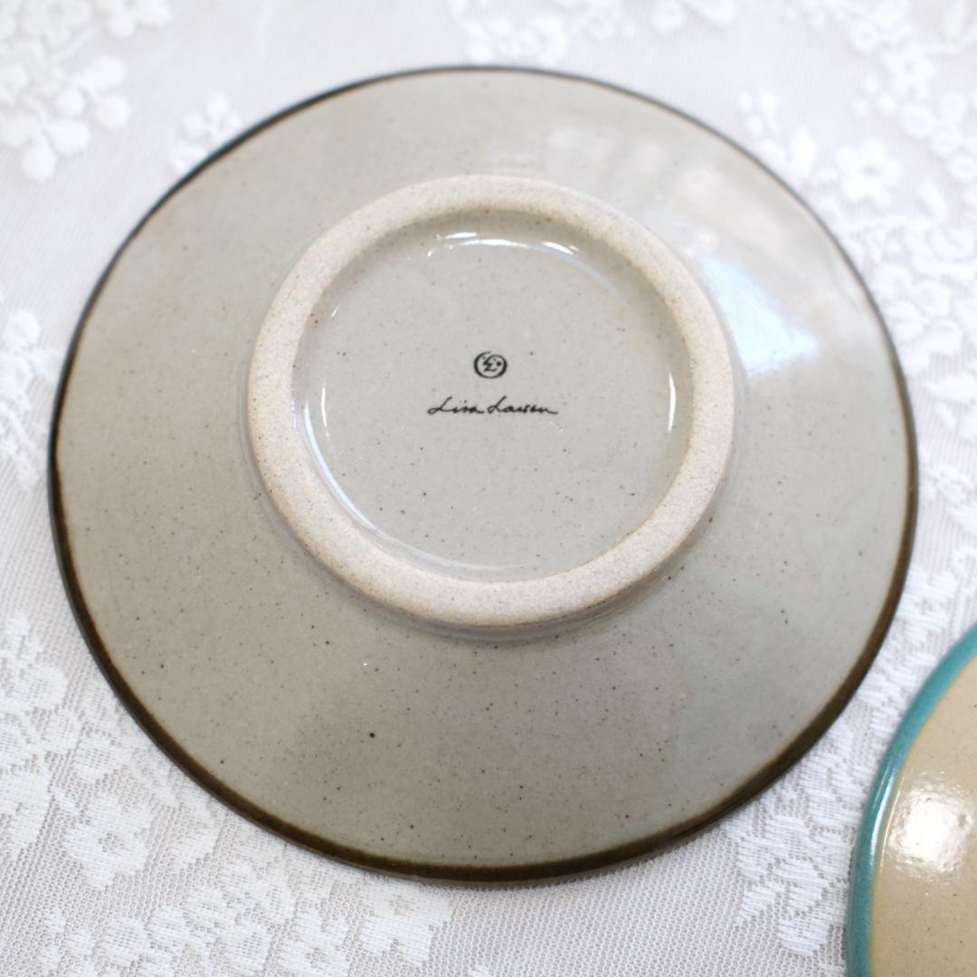 【未使用】ひゃっかいめのとり 益子の絵皿大２枚セット