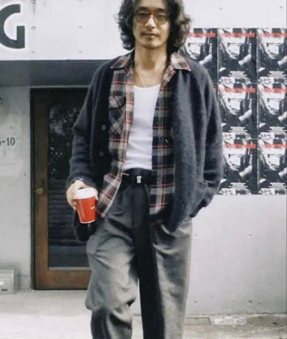 DELUXE モヘアカーディガン　ブラック