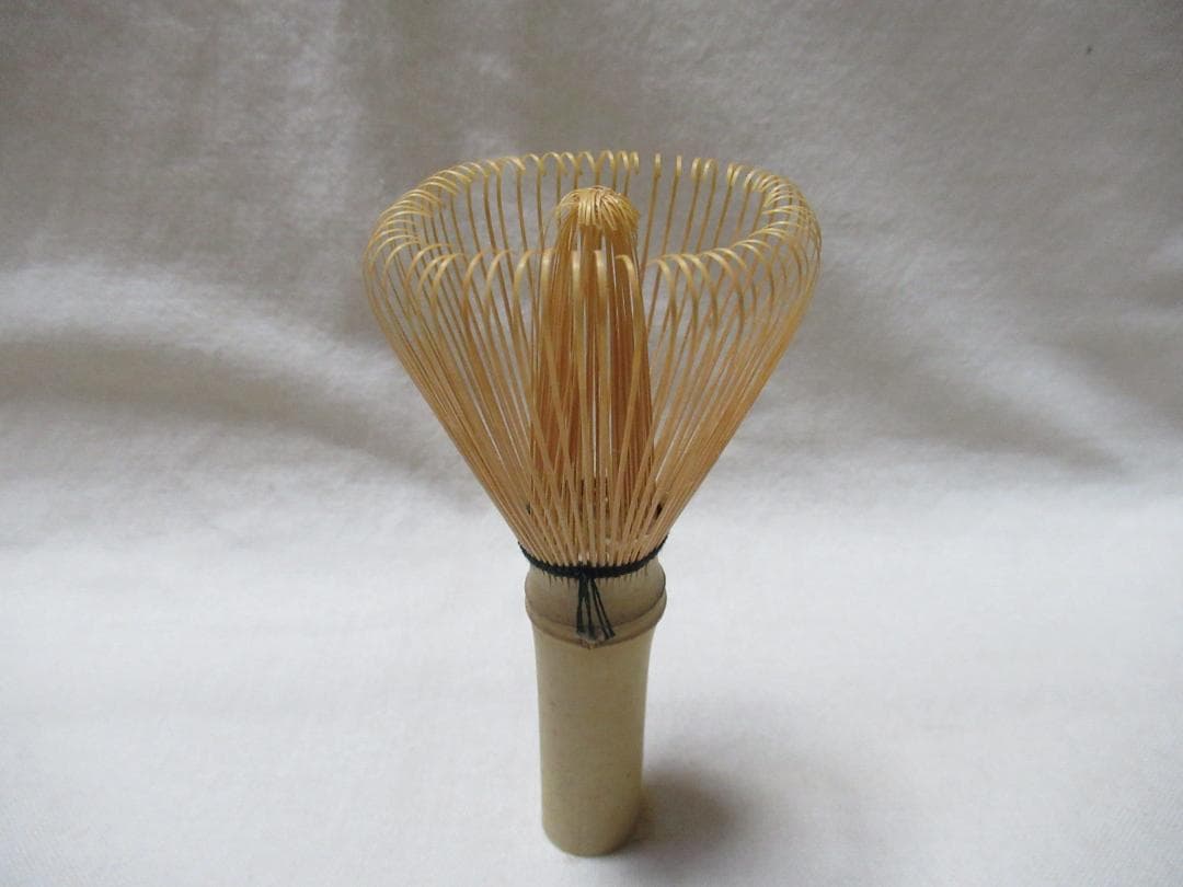 茶道具　茶筅２本　煤竹弥三郎作　白竹久保左京