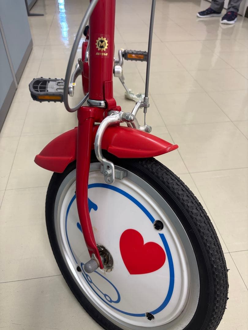 折りたたみ自転車　日産マーチ　ノベルティ