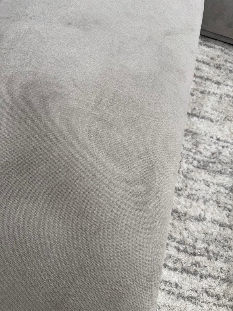 グレー L字型ソファ ファブリック　フランフラン