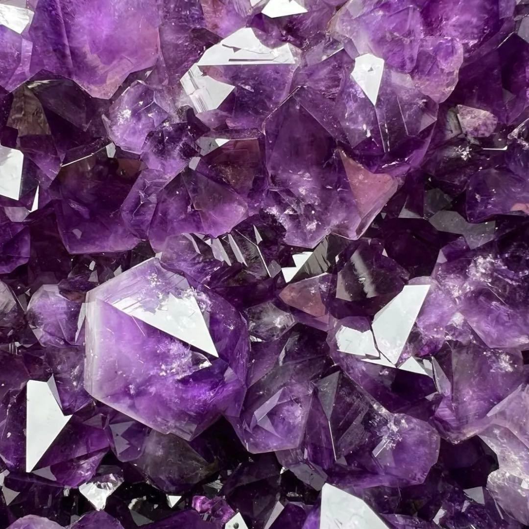 ✳️専用☆極上の発色放つ☆絢爛華麗なる極大美濃紫結晶☆アメジストクラスター 天然石