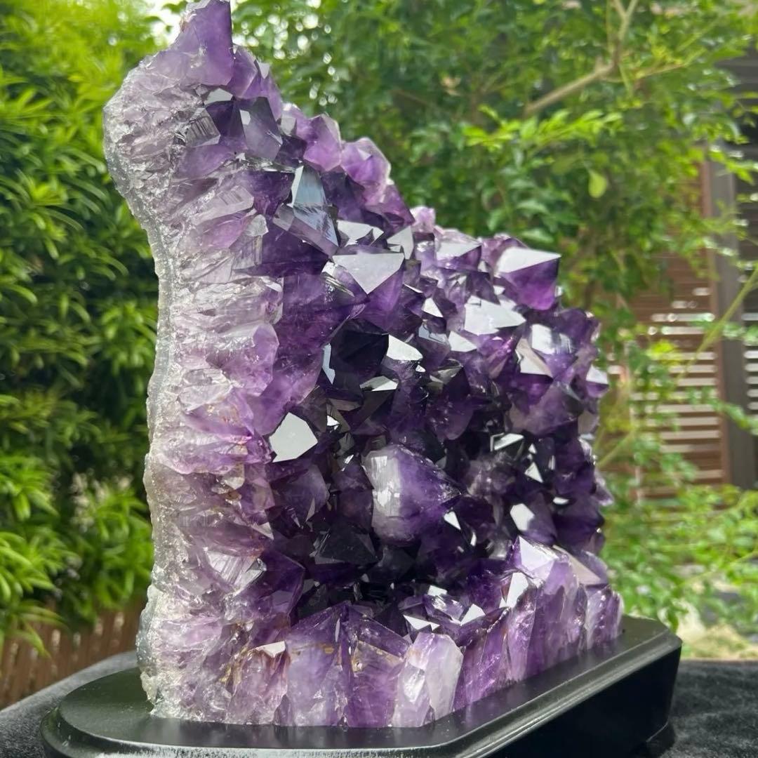 ✳️専用☆極上の発色放つ☆絢爛華麗なる極大美濃紫結晶☆アメジストクラスター 天然石