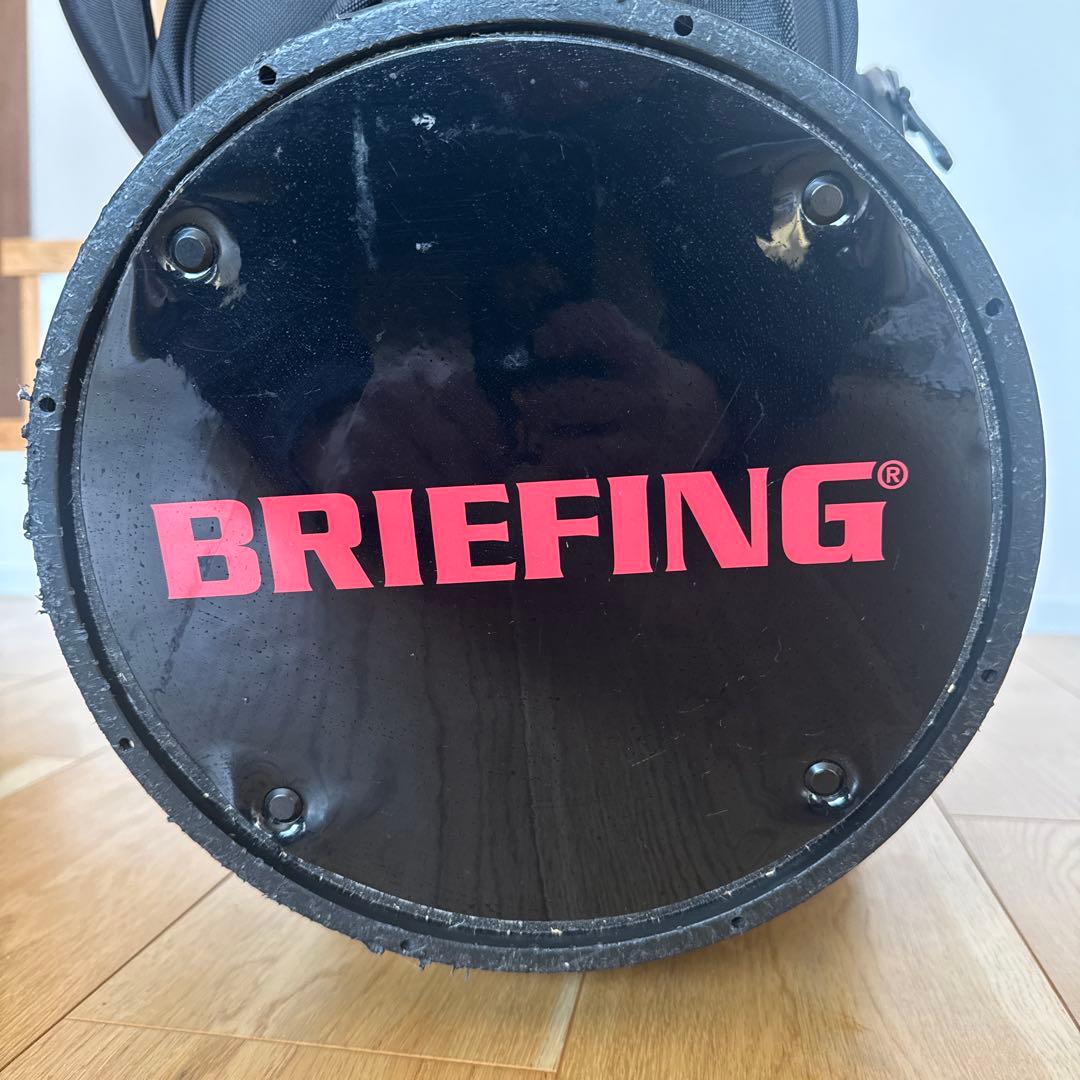 BRIEFING CR-3 #2ゴルフバッグ ブラック アイアンヘッドカバー付き