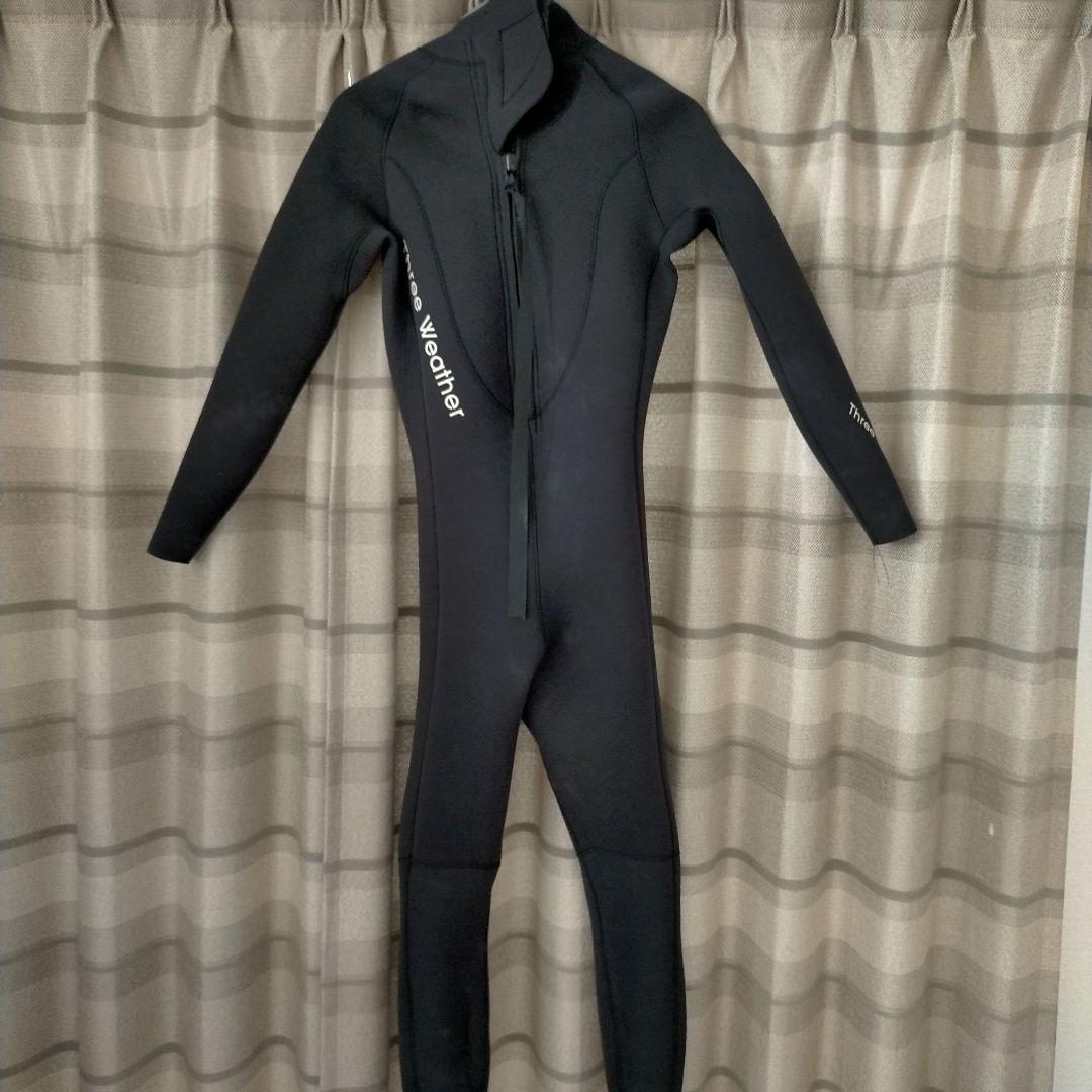 スリーウェザー フルスーツ M/L 背面ファスナー