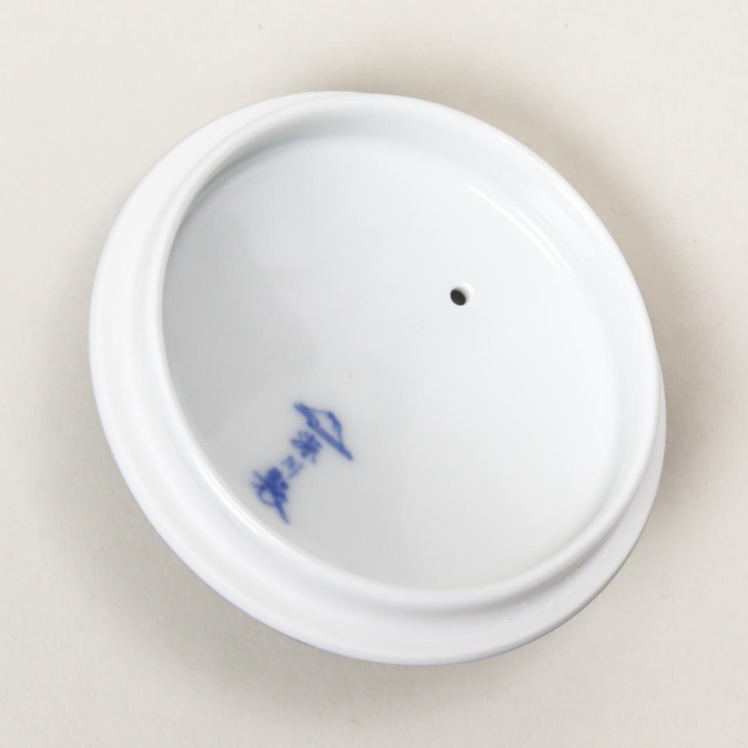 深川製磁 牡丹 金ミル 茶器揃い 湯呑み 6点 急須 共箱 未使用