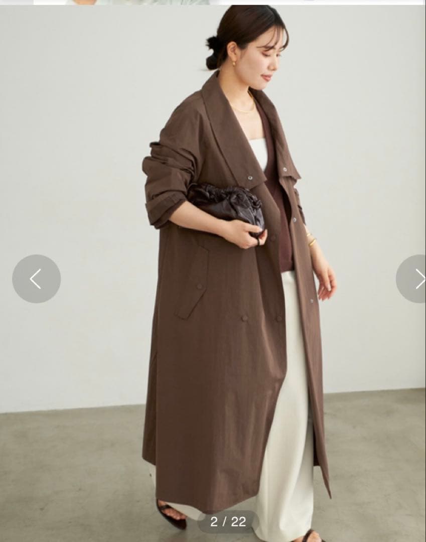 タグ付き plage R’IAM LOOSE トレンチコート ¥45,100