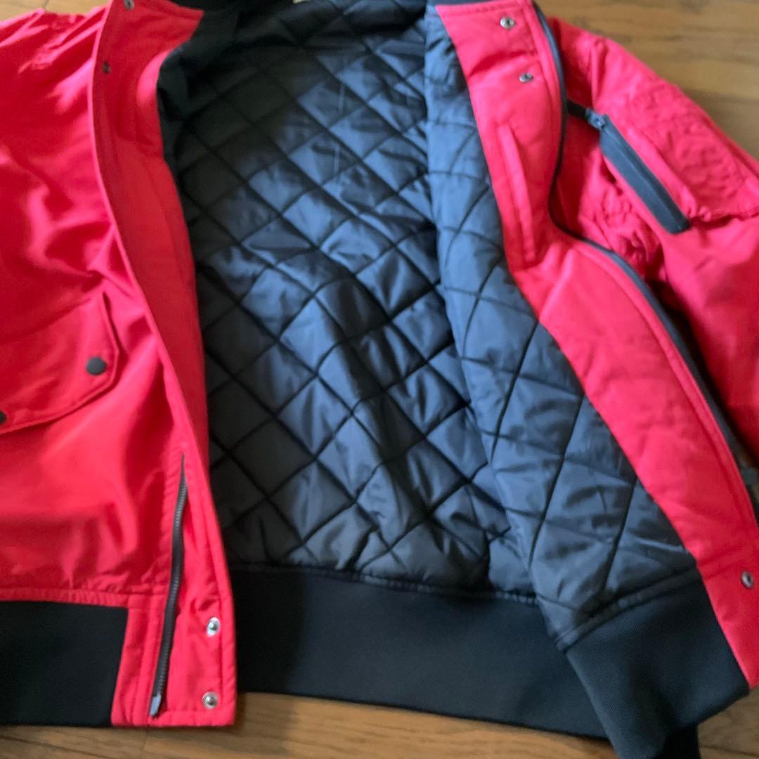 Onitsuka Tiger 赤 ブルゾン 虎ロゴ MA-1タイプ