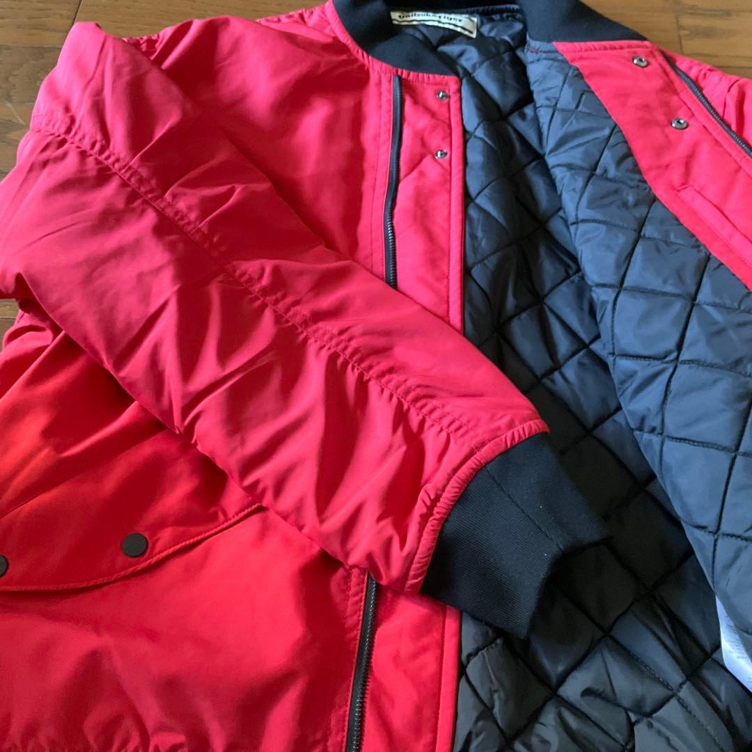 Onitsuka Tiger 赤 ブルゾン 虎ロゴ MA-1タイプ