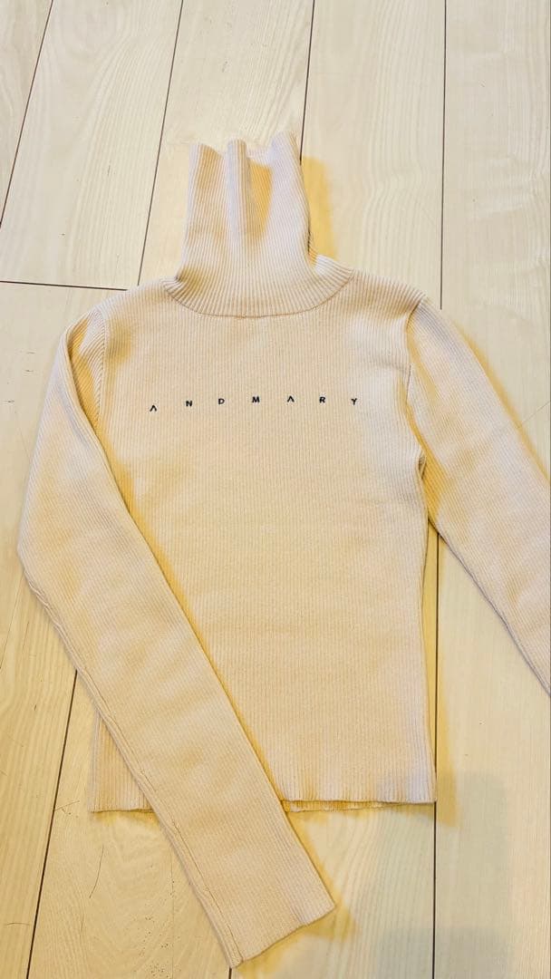 andmary アンドマリー ニット Mary turtle knit tops
