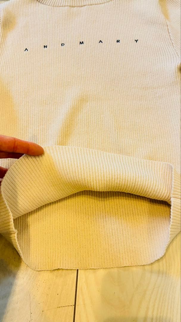 andmary アンドマリー ニット Mary turtle knit tops