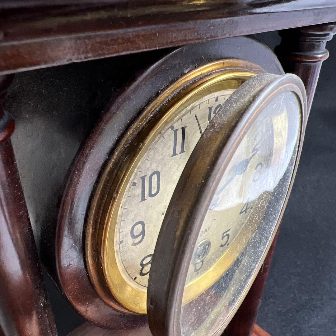 精工舎　置時計　高さ約29.5㎝　東Y8-0122④