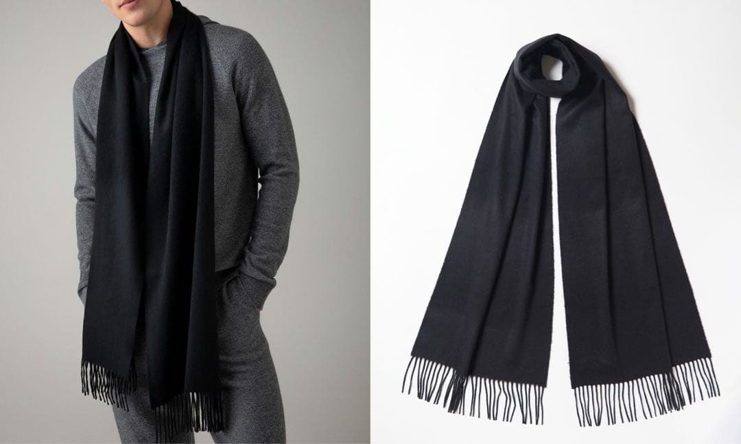 新品 JOHNSTONS ジョンストンズ マフラー 中判 カシミア スカーフ