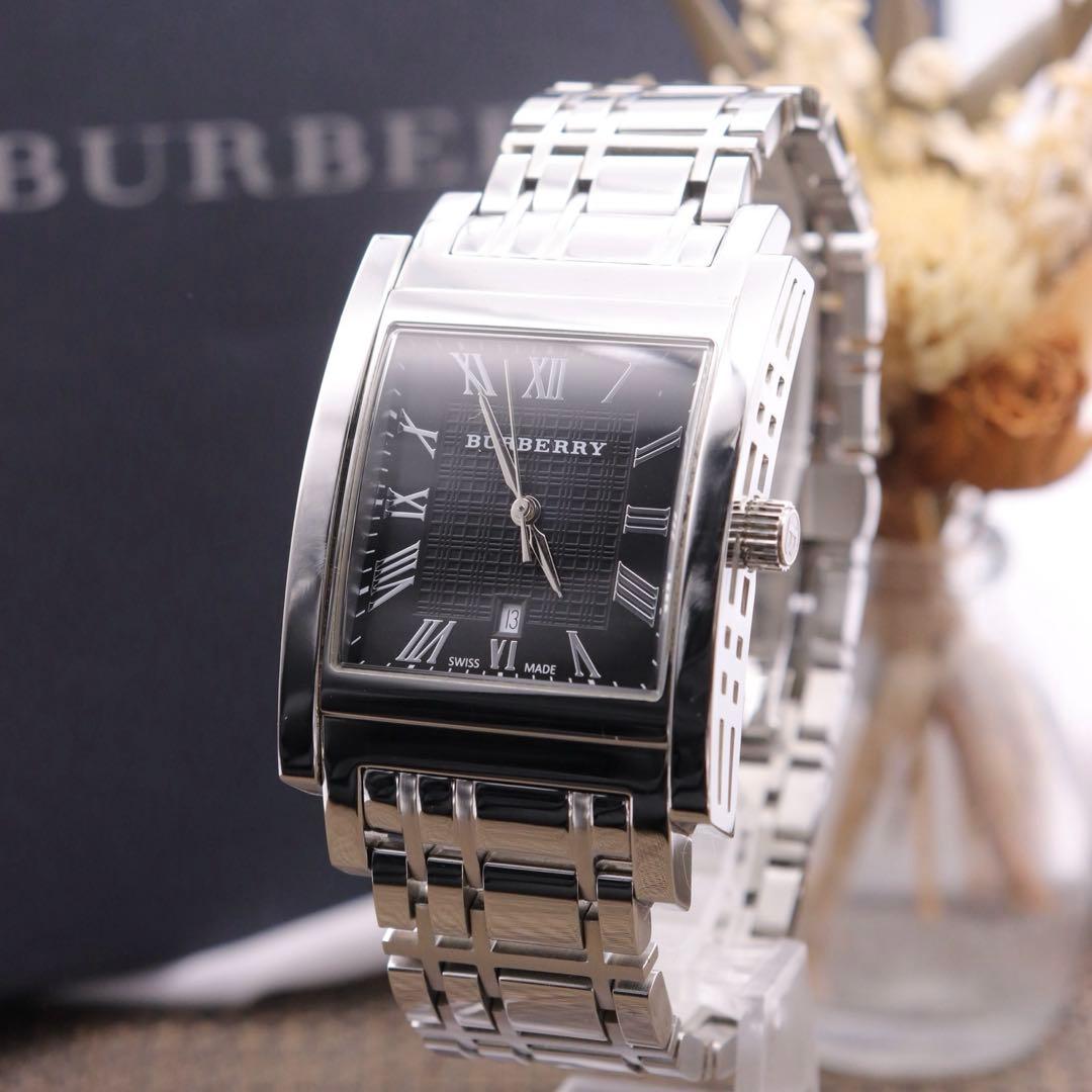 正規品【新品電池】BURBERRY ヘリテージ/BU1555 動作品 人気モデル