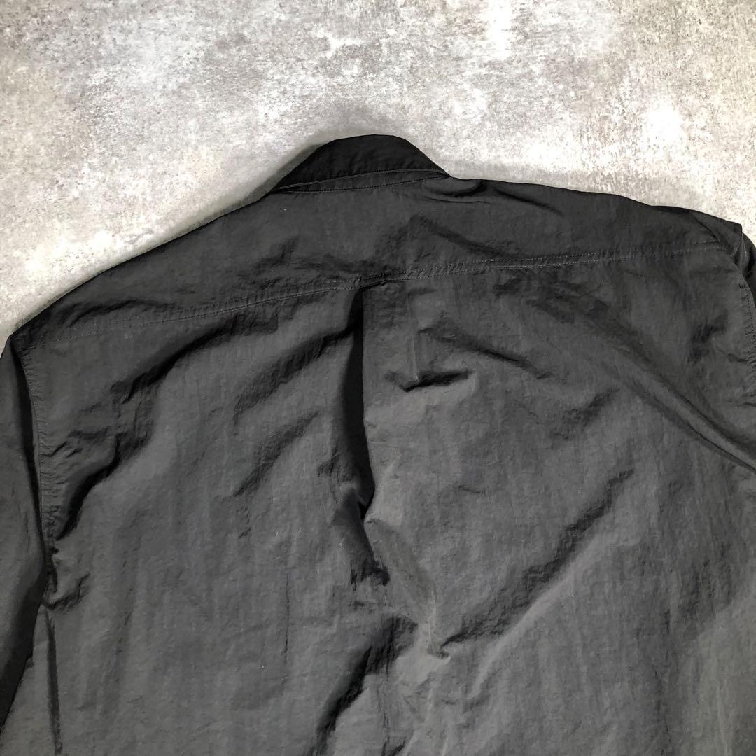 natto ルーズシルエットナイロンシャツセットアップ＜Free ＞黒