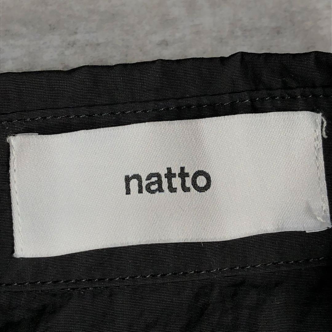 natto ルーズシルエットナイロンシャツセットアップ＜Free ＞黒