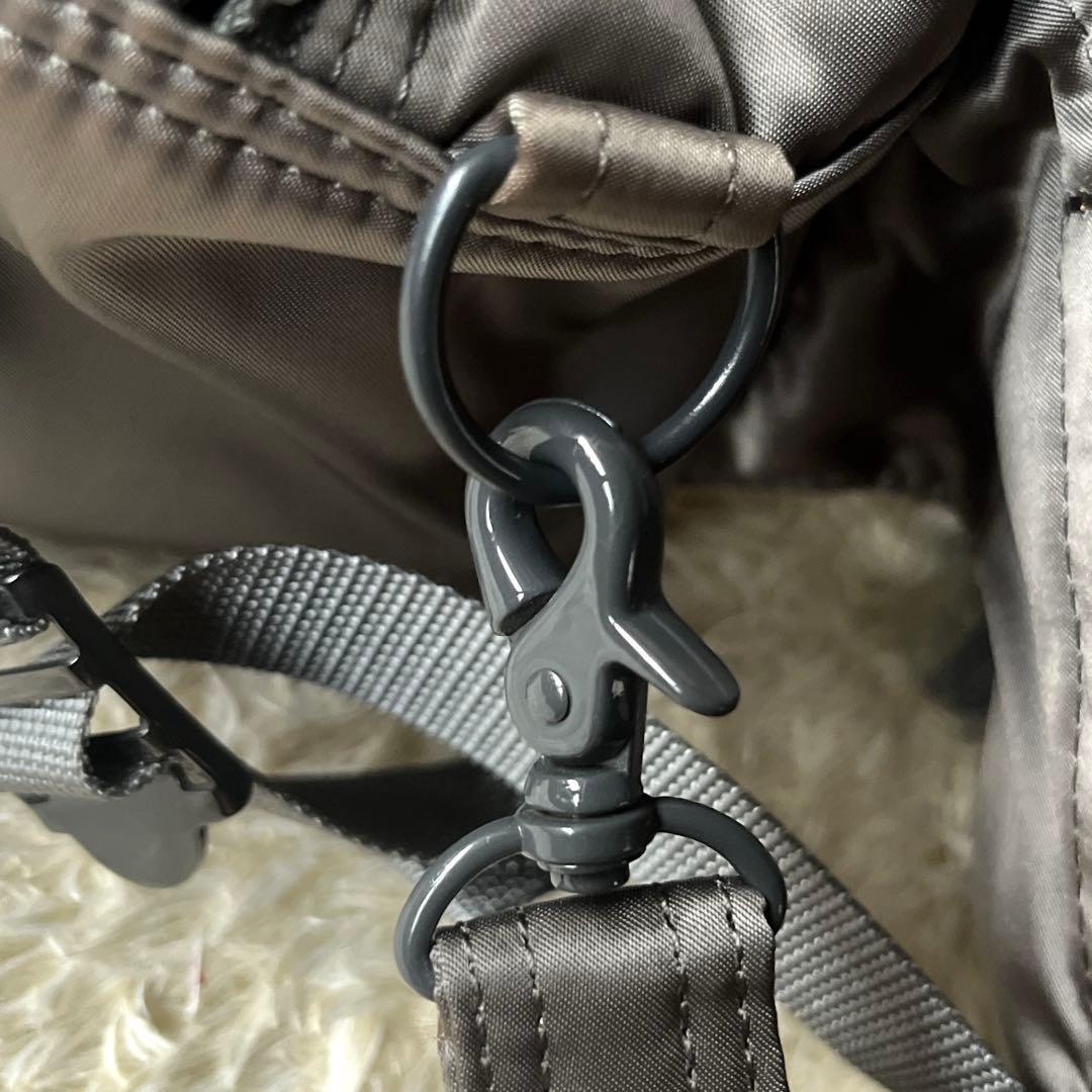 【極美品・色変化あり】ポーター タンカー シルバー　2way ウエストポーチ