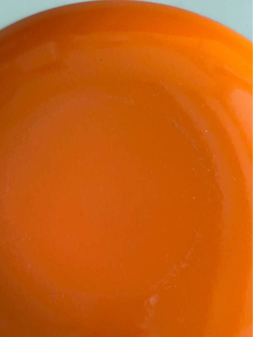 キャサリンホルムホーロープレート皿＊オレンジ