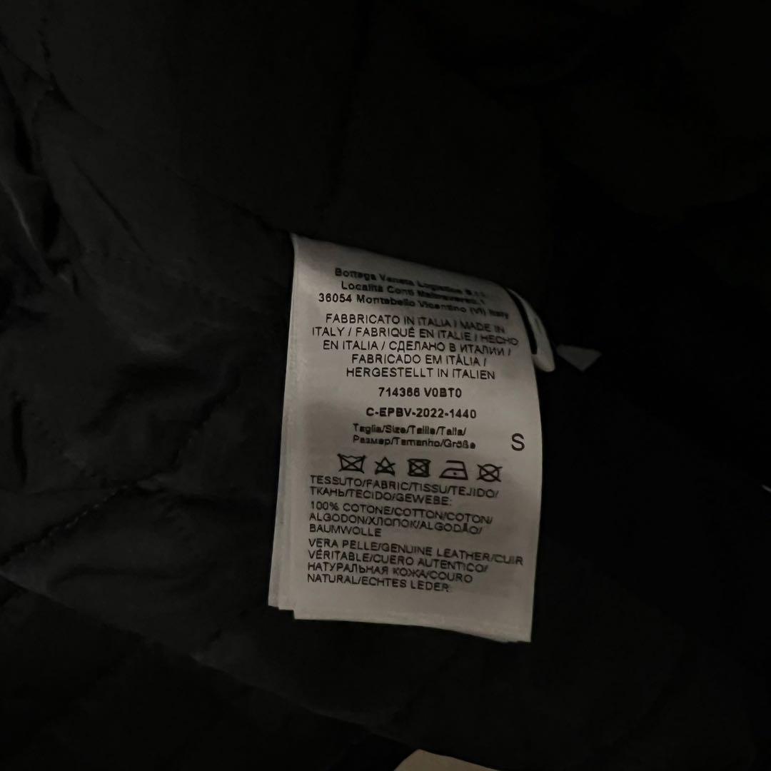 BOTTEGA VENETA ボッテガヴェネタ コットン レザー ジャケット