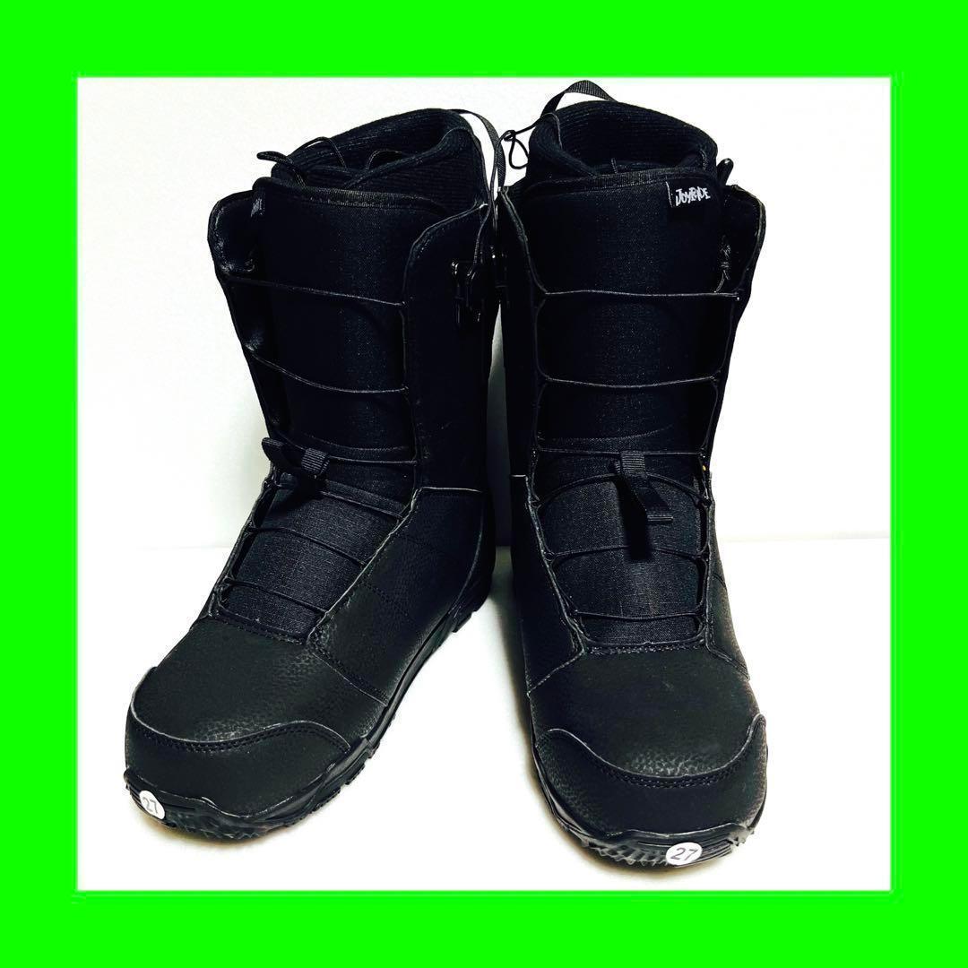 新品27cm　スノーボードブーツ　初心者　黒色ブラッククイックレース格安激安処分