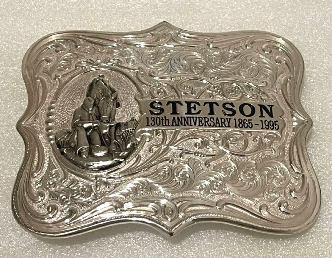 Montana Silversmith Stetson バックル 130周年記念