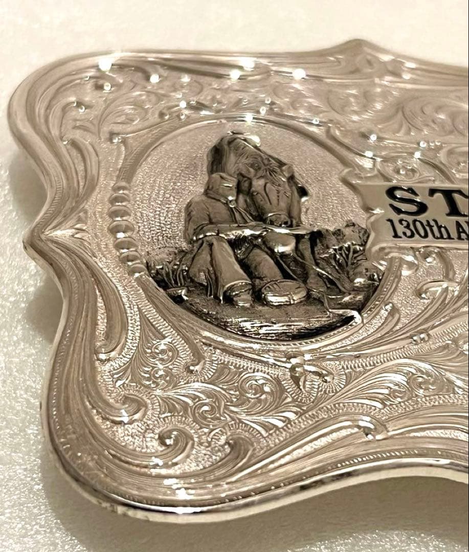 Montana Silversmith Stetson バックル 130周年記念