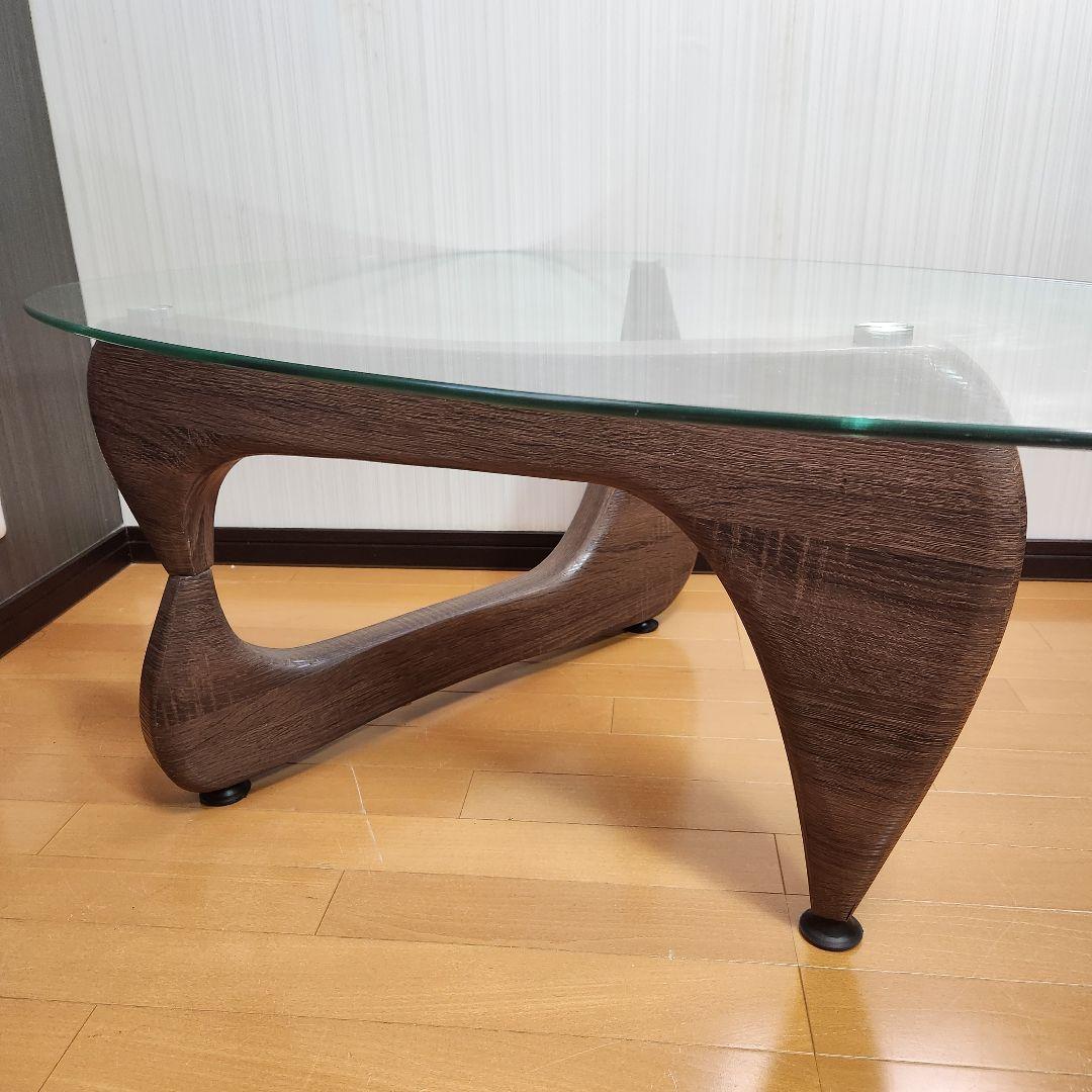 【送料無料】イサム ノグチ　コーヒーテーブル　リプロダクト　ブラウン