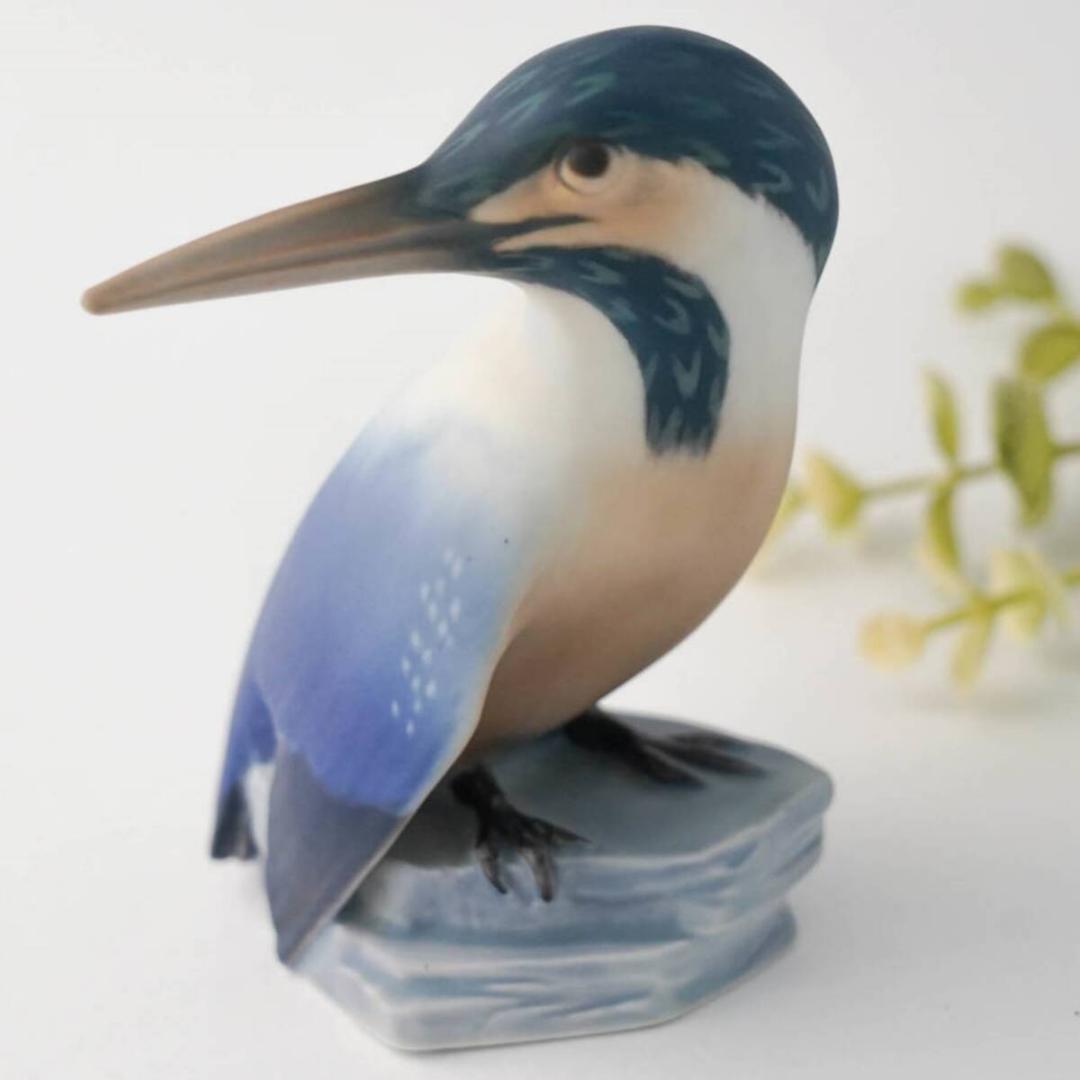 ビングオーグレンダール カワセミ 川蝉 鳥 フィギュリン