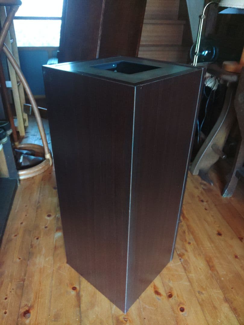 ダストボックス　ゴミ箱　業務用　大型　アイアン　ウッド