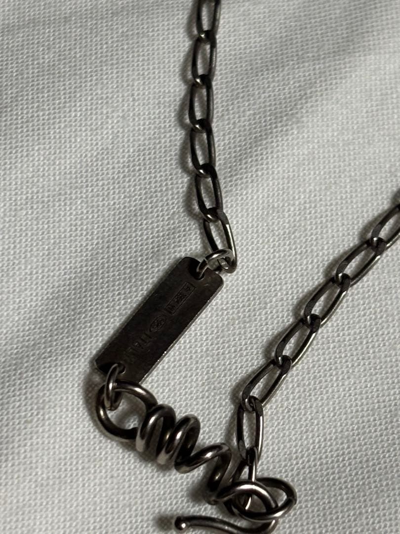 マルジェラ ハートチャーム シルバー チェーンネックレス silver925