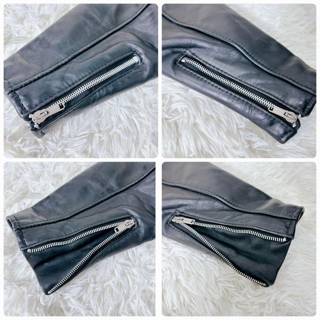 【米国製】Schott 641SP シングルライダース 40 ボアライナー付　L