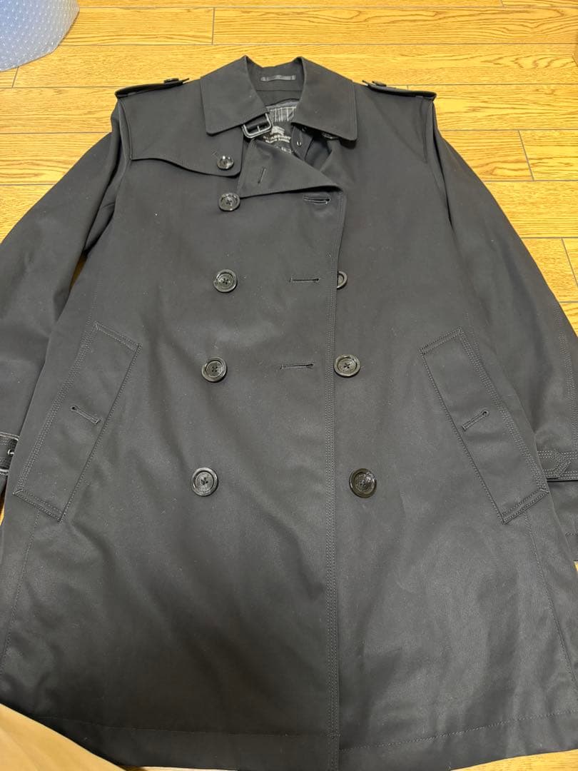 レア BURBERRY BLACK LABEL トレンチコート バーバリー M
