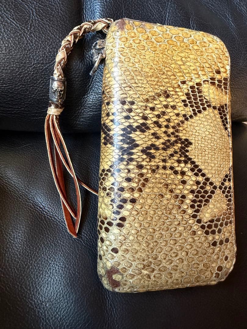 t*s様 アルズニ　長財布　フルパイソ　ラウンドファスナー　激渋　ライダース